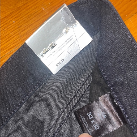 Express Slim Skinny Fit Black Jeans - Picture 8 of 8